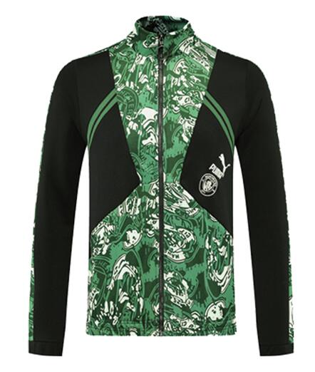 Manchester City 2021 Black Green Training Jacket