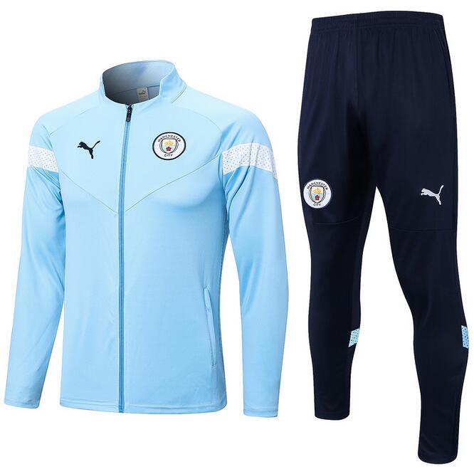 Manchester City 2022/23 Sky Blue Training Suit (Jacket+Trouser)