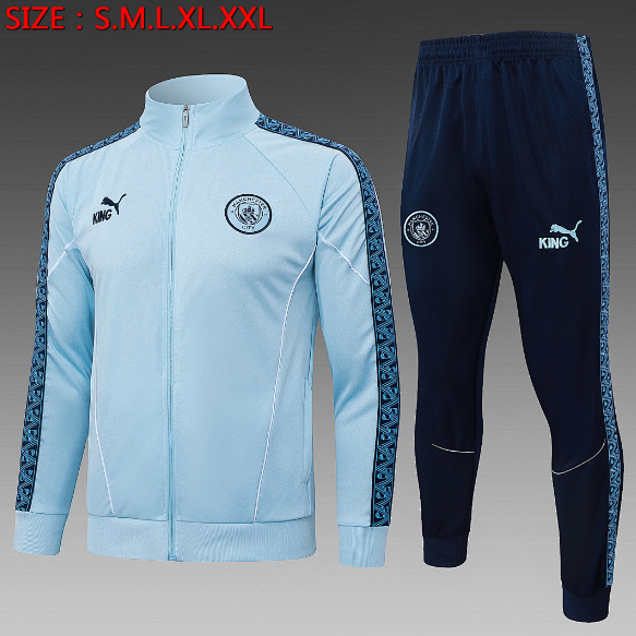 Manchester City 2025/26 Blue Training Suit (Jacket+Trouser)