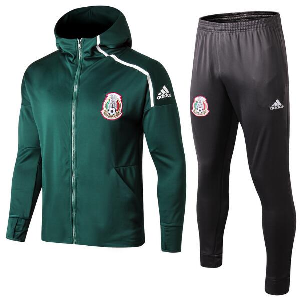 Mexico 2022 World Cup Green Training Suit (Hoodie Jacket+Trouser)