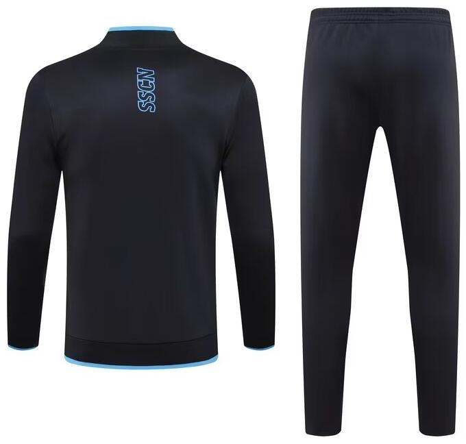 Napoli 2023/24 Black Training Suits (Jacket+Trouser)