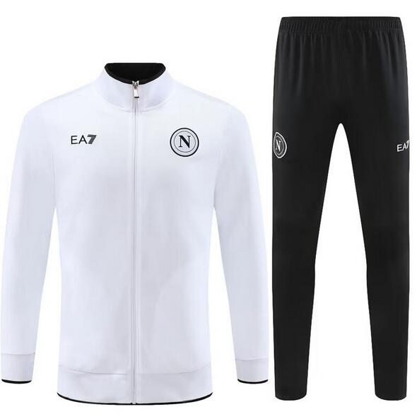 Napoli 2023/24 White Training Suits (Jacket+Trouser)