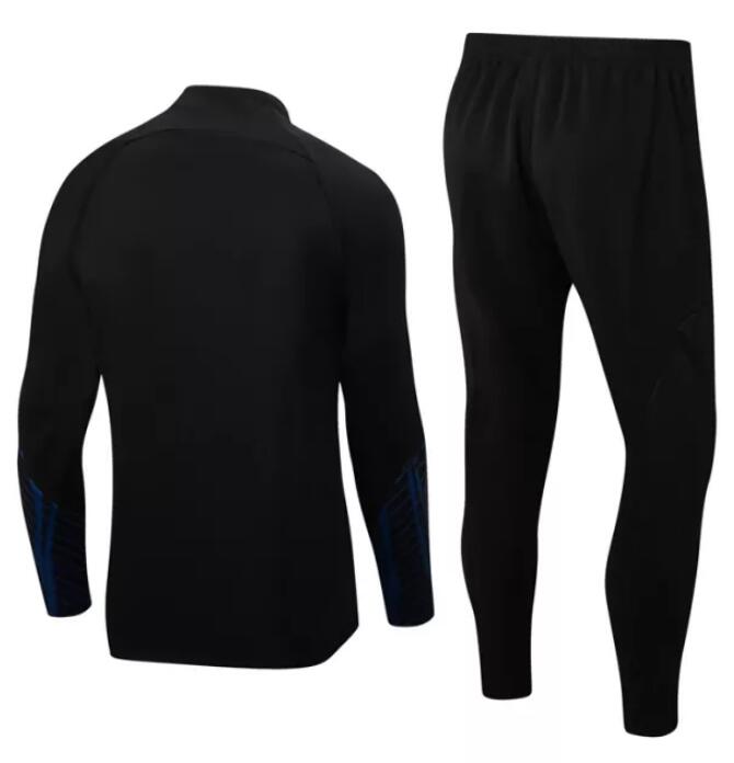Portugal 2022/23 Black Training Suit (Sweatshirt+Trouser)