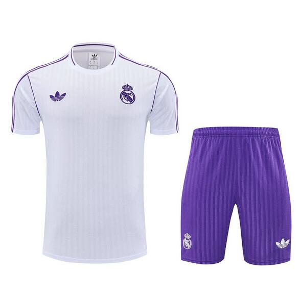 Real Madrid 2025/26 Special Icon White Uniforms (Shirt+Shorts)