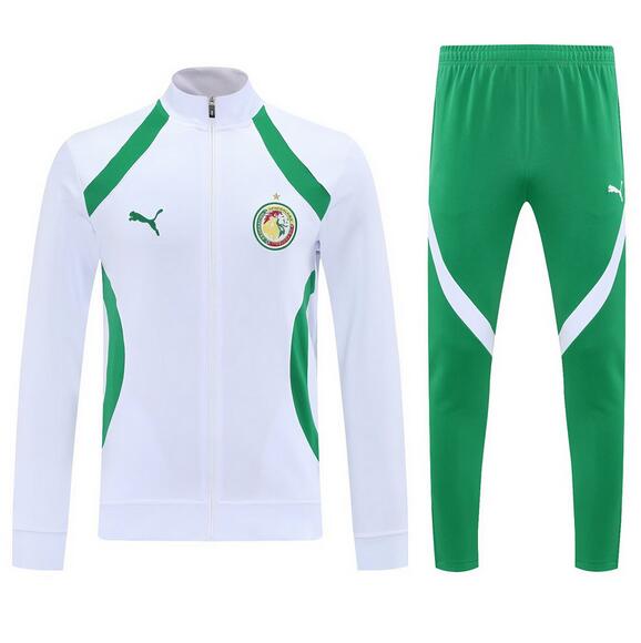 Senegal 2025/26 White Training Suit (Jacket+Trouser)