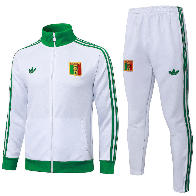 Senegal 2026/27 White Training Suit (Jacket+Trouser)