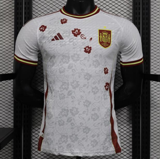 Spain 2024/25 Special Match Version White Shirt Soccer Jersey