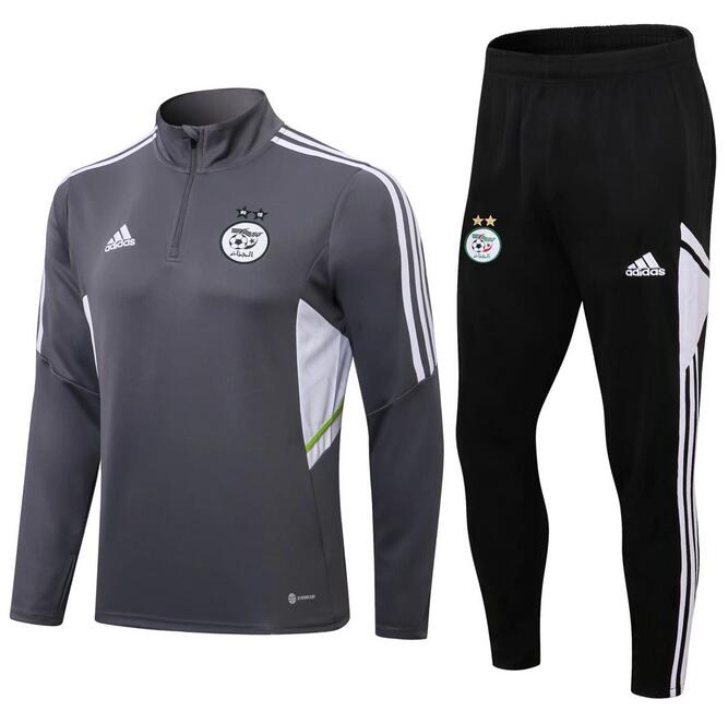 Algeria 2021/22 Grey Training Suit (Sweatshirt+Trousers)