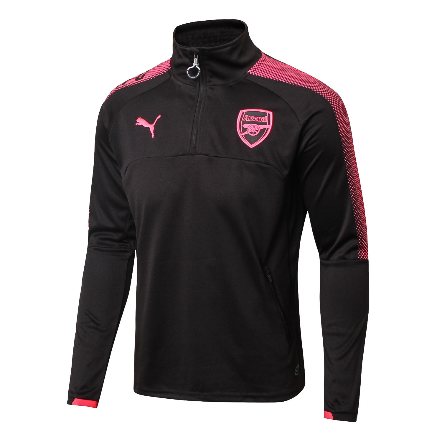 Arsenal 2017/18 Geay 1/4 Zip Squad Training Sweat Shirt Top