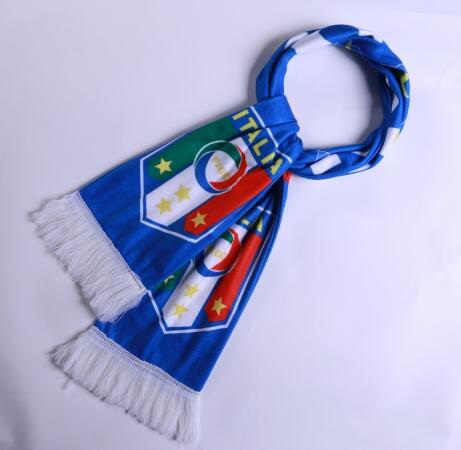 2018 Italy Soccer Scarf Blue