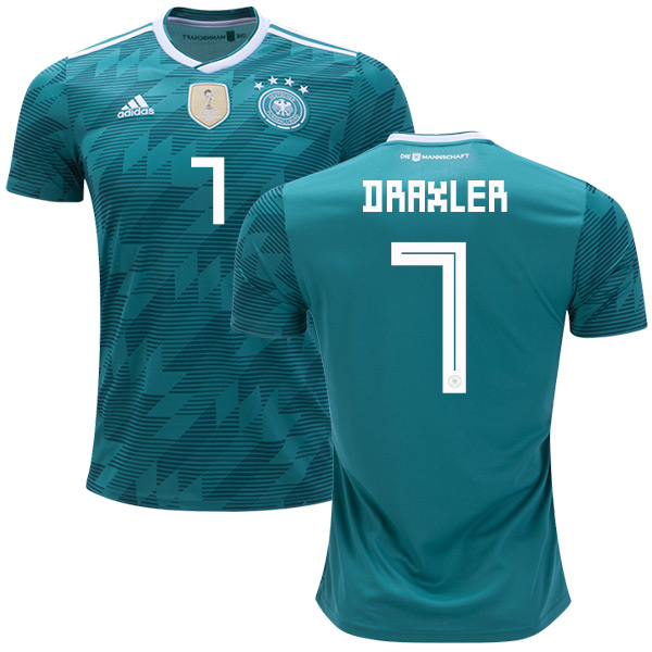 Germany 2018 World Cup JULIAN DRAXLER 7 Away Shirt Soccer Jersey