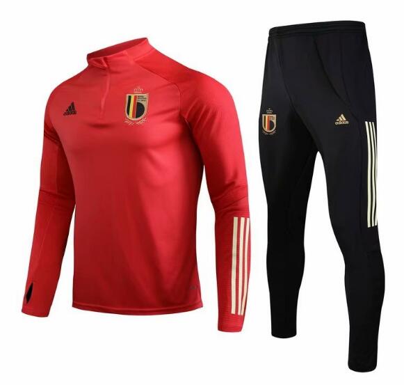 Belgium 2020 Red Training Suit (Sweatshirt+Pants)