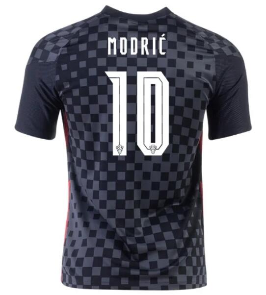 Croatia 2020 Away LUKA MODRIĆ 10 Shirt Soccer Jersey