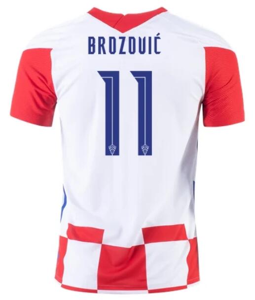 Croatia 2020 Home MARCELO BROZOVIĆ 11 Shirt Soccer Jersey