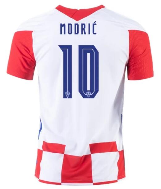 Croatia 2020 Home LUKA MODRIĆ 10 Shirt Soccer Jersey