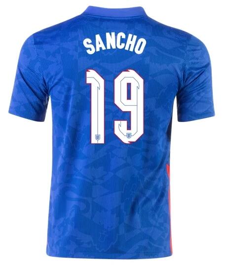 England 2020 Away SANCHO 19 Shirt Soccer Jersey
