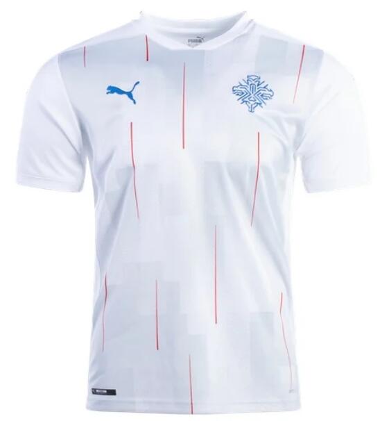 Iceland 2020 Away Shirt Soccer Jersey Blue