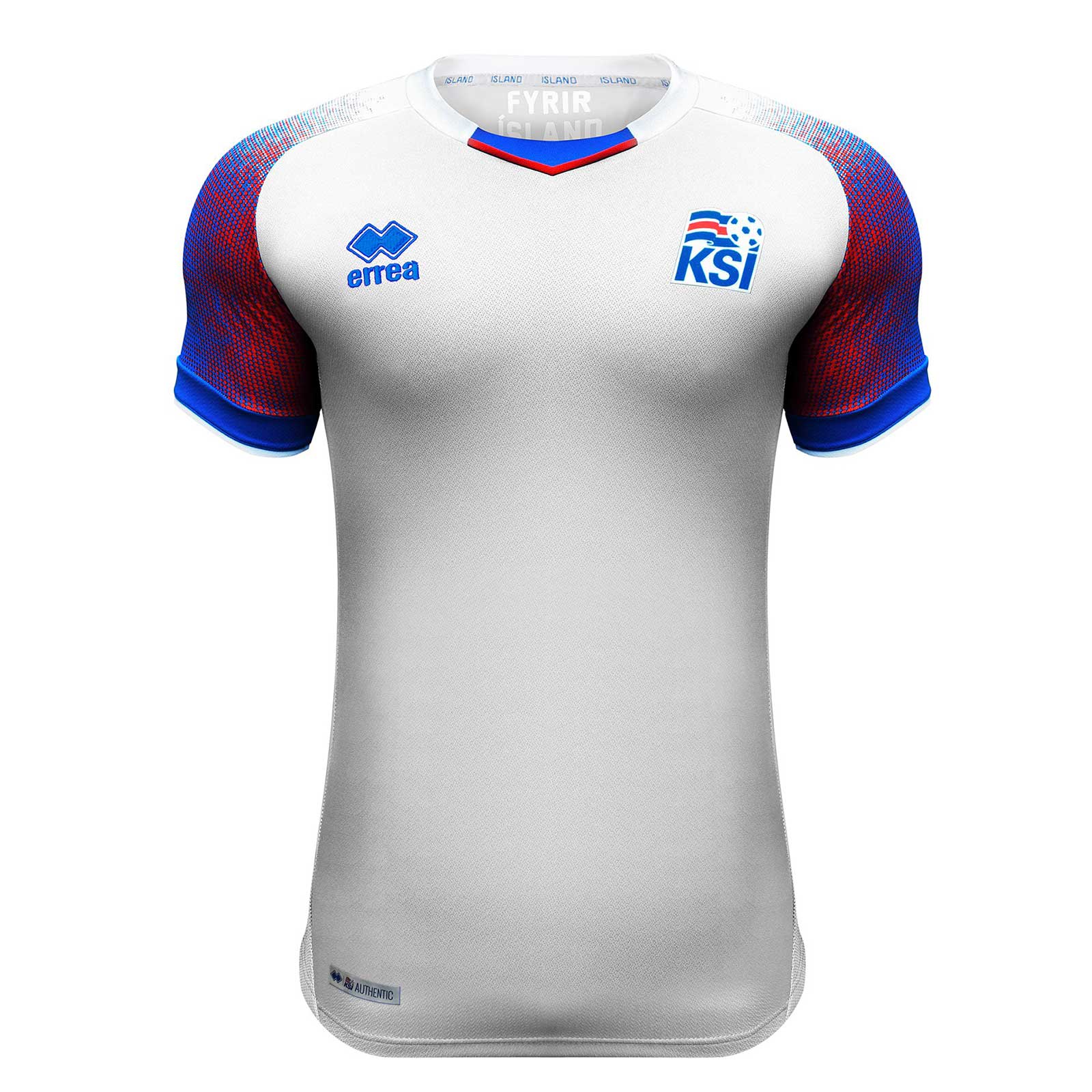 Iceland 2018 FIFA World Cup Away Shirt Soccer Jersey White
