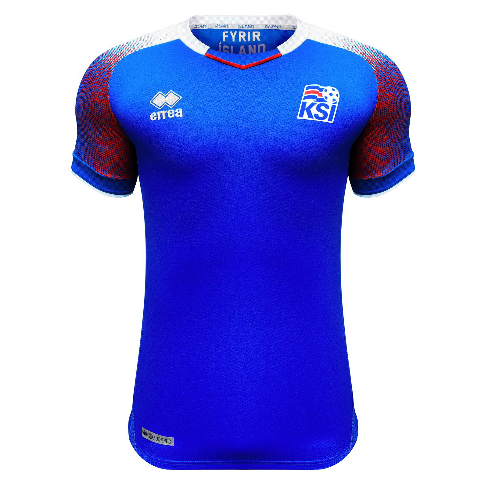Iceland 2018 FIFA World Cup Home Shirt Soccer Jersey Blue