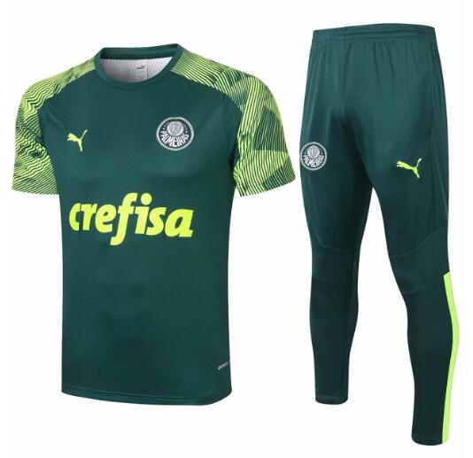 Palmeiras 2020 Green Short Training Suits (Shirt+Trousers)