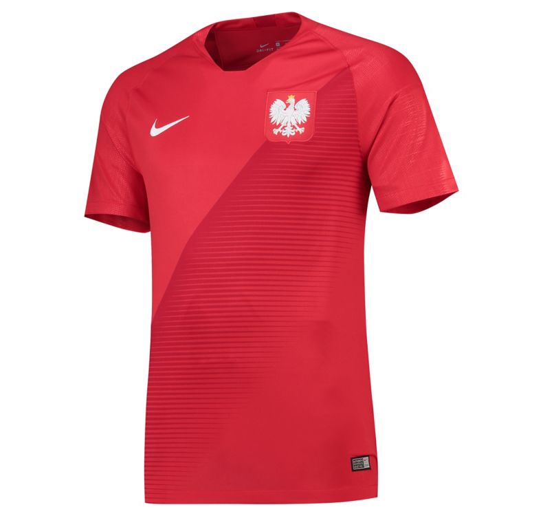 Poland 2018 World Cup Away Shirt Soccer Jersey Red