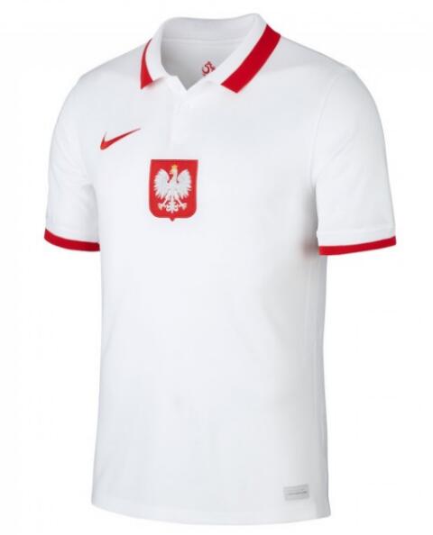 Poland 2020 Home Shirt Soccer Jersey White