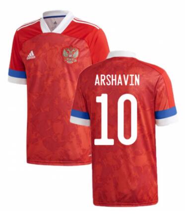Russia 2020 Home ARSHAVIN 10 Shirt Soccer Jersey