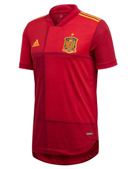 Match Version Spain 2020 Home Shirt Soccer Jersey