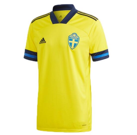 Match Version Sweden 2020 Euro Home Shirt Soccer Jersey