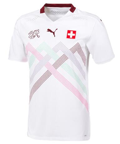 Match Version Switzerland 2020 Away Shirt Soccer Jersey