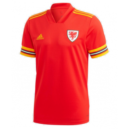 Wales 2020/21 Home Shirt Soccer Jersey