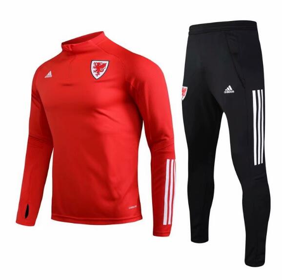 Wales 2020 Red Training Suit (Sweatshirt+Pants)