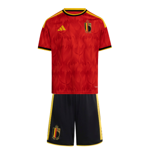 Belgium 2026/27 Home Kids Soccer Kits Youth Shirt + Shorts