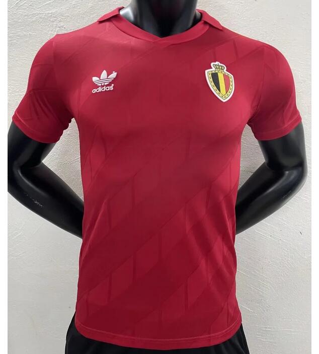 Belgium 1986 Home Retro Shirt Soccer Jersey