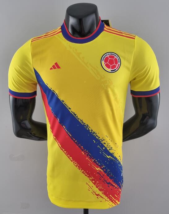 Colombia 2022/23 Special Yellow Match Version Shirt Soccer Jersey