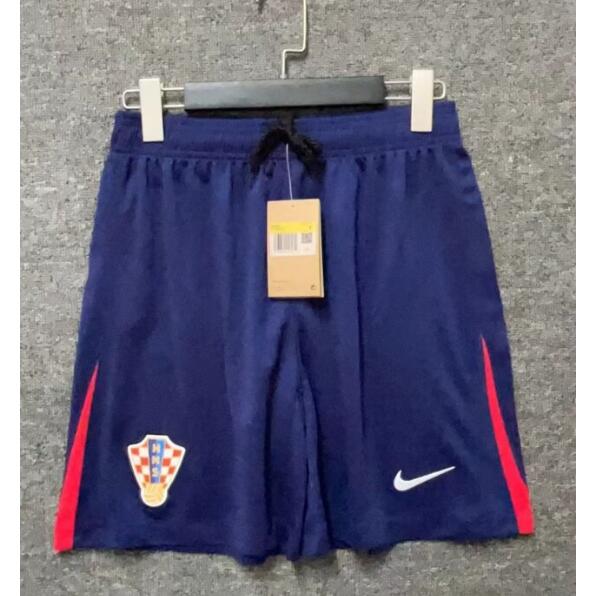 Croatia 2024 Euro Cup Away Soccer Shorts