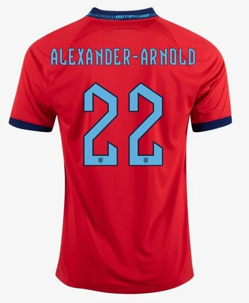 2022 World Cup England Away 22 Alexander-Arnold Shirt Soccer Jersey
