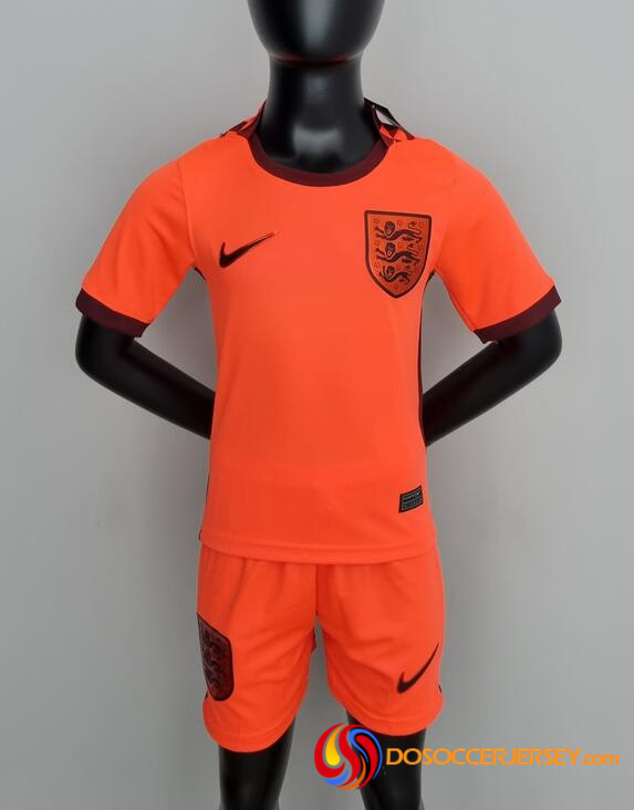 England 2022 Away Kids Soccer Team Kit Children Shirt And Shorts