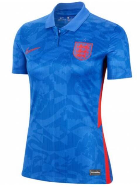 England 2020/21 EURO Away Women Shirt Soccer Jersey