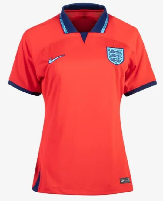 2022 World Cup England Away Women Shirt Soccer Jersey