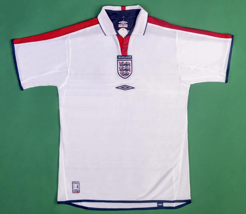 England 2004 Home Retro Shirt Soccer Jersey