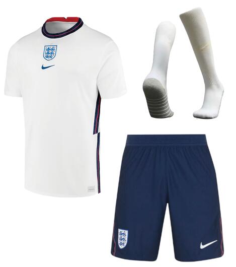 England 2020/21 EURO Home Soccer Team Whole Kit