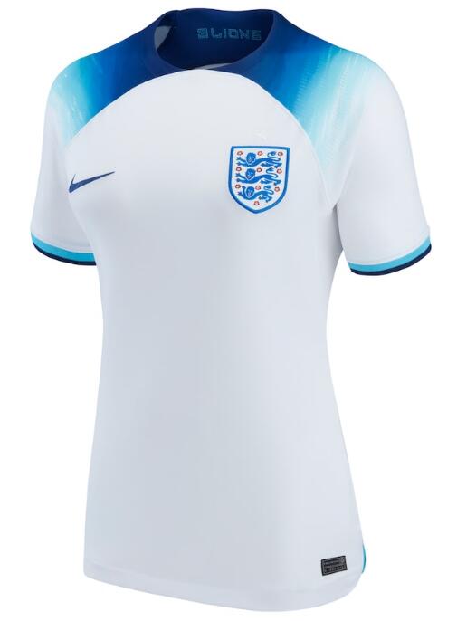 2022 World Cup England Home Women Shirt Soccer Jersey