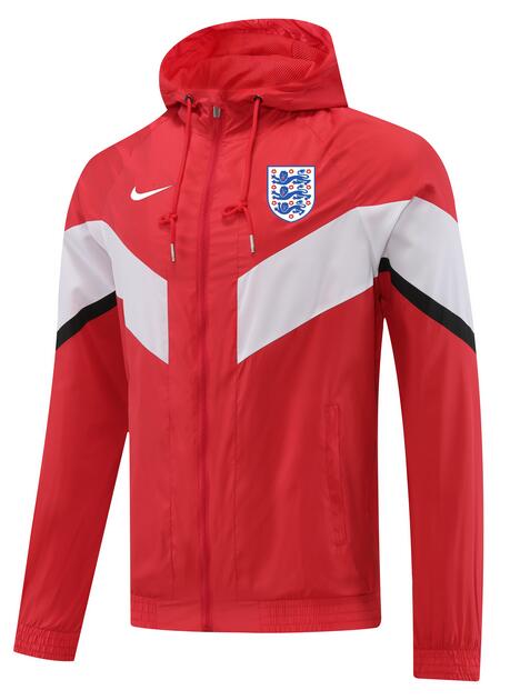 England 2022 World Cup Red Windbreaker Jacket