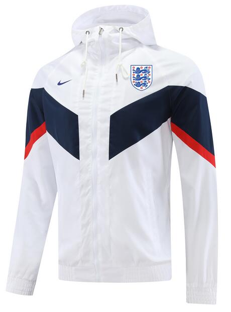 England 2022 World Cup White Windbreaker Jacket