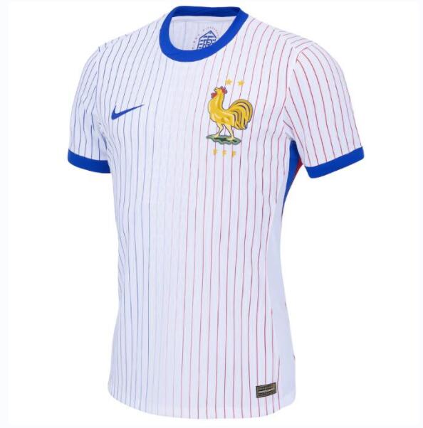 France 2024 Euro Cup Away Match Version Shirt Soccer Jersey