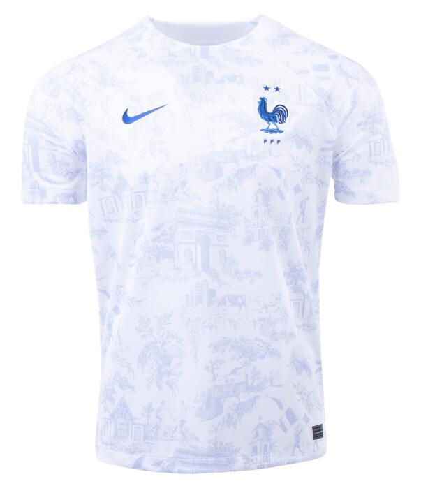 France 2022 World Cup Away Shirt Soccer Jersey