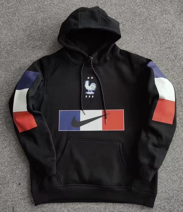 France 2022 World Cup Black Hoody Top