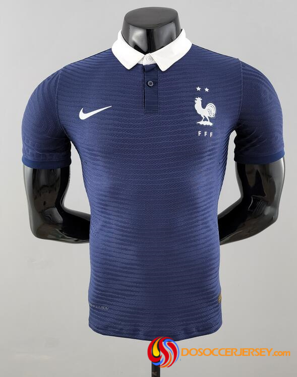 France 2022/23 Special Blue Classic Match Version Shirt Soccer Jersey