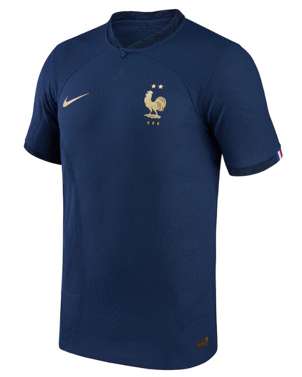 France 2022/23 Home Match Version Shirt Soccer Jersey